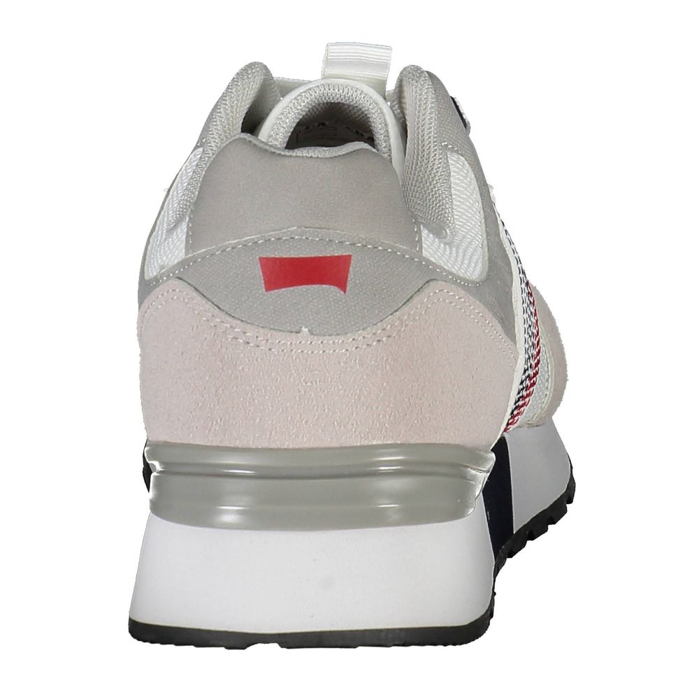 Sneakers by Carrera for men in polyester polyurethane leather white presents a sumptuous silhouette from the Men's Low Top Polyester Polyurethane Leather Sneakers collection, showcasing a sumptuous low-top style for an elevated aesthetic.