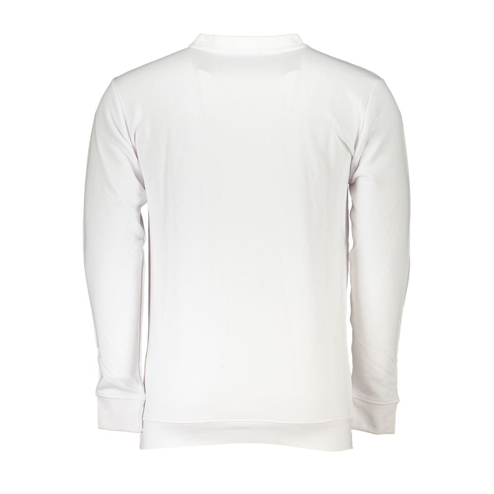 Sweatshirt by Cavalli Class for men in cotton polyester white & print features an magnificent silhouette, showcasing a sophisticated and detail for a truly magnificent finish.
