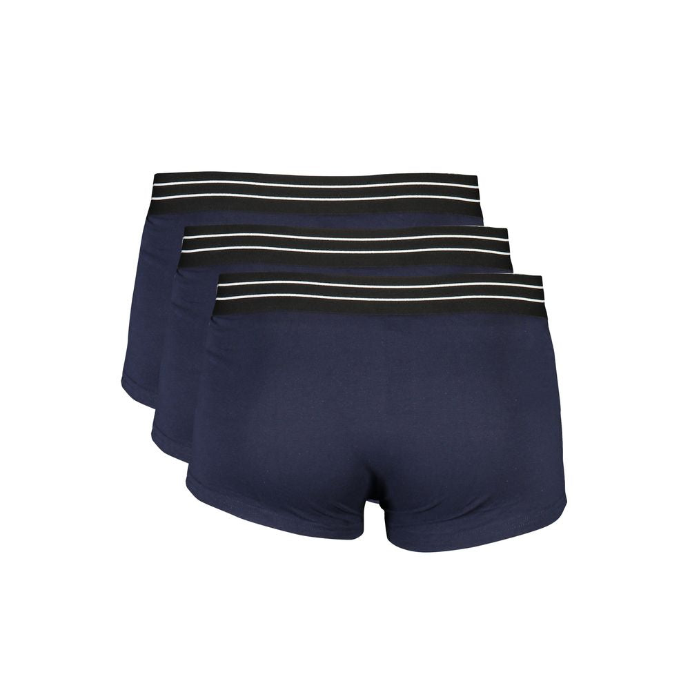 Cavalli Class Blue Cotton Underwear Boxer