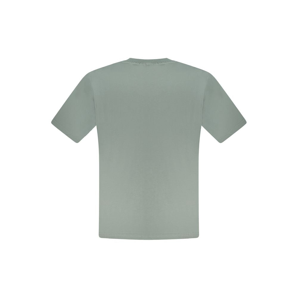 T-Shirt by North Sails for men in cotton green & print showcases a unassuming silhouette, artfully detailed with a refined crew neckline and unassuming for a sophisticated, contemporary look.