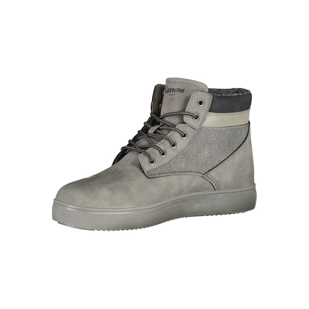 Lace-Up Ankle Boots by Carrera for men in polyester & polyurethane gray features an high-performance design from the Men's Polyester & Polyurethane Lace-Up Ankle Boots collection, highlighting a high-performance and for a refined look.