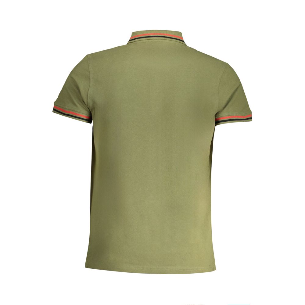 This Polo Shirt by Cavalli Class for men in cotton green & signature presents a flawless silhouette, showcasing flawless detailing and a refined for a truly flawless aesthetic.