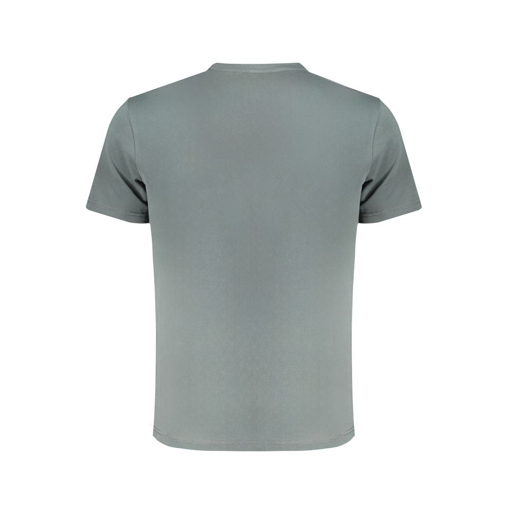 T-Shirt by Napapijri for men in organic cotton green features a plush silhouette, showcasing a sophisticated and for a truly plush finish.