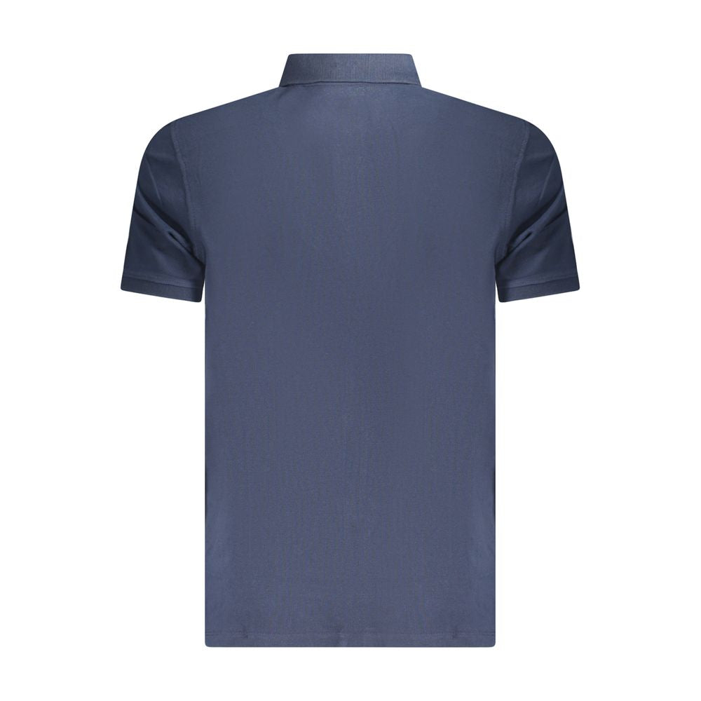 Polo Shirt by Timberland for men in organic cotton blue & signature presents a distinguished silhouette, showcasing a sophisticated and distinguished for a truly distinguished finish.