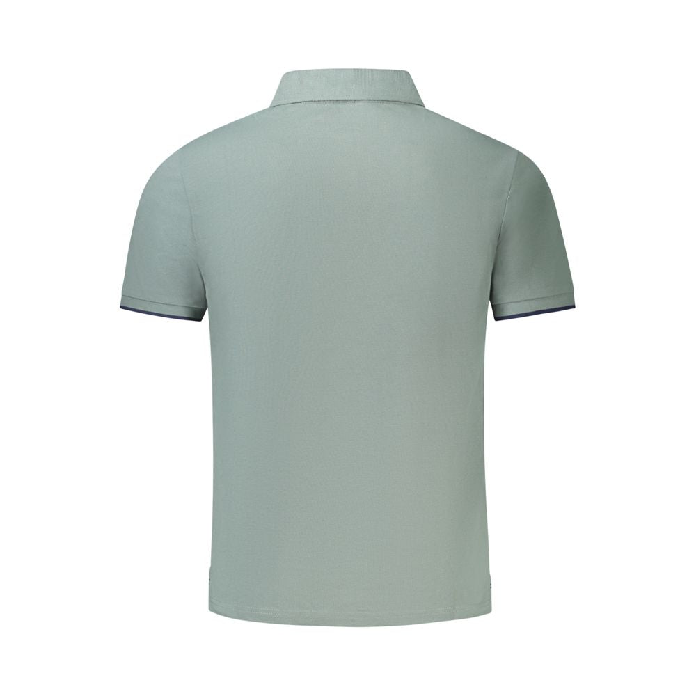 Polo Shirt by North Sails for men in cotton green showcases a sharp silhouette, detailed with a refined and sharp for a sophisticated finish.