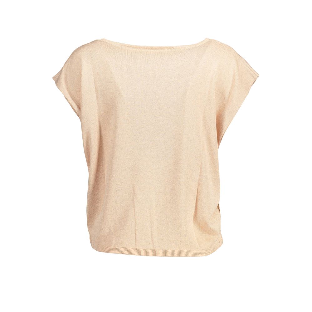 T-Shirt by Kocca for women in polyester & viscose pink features a plush silhouette, showcasing a sophisticated and for a truly plush finish.