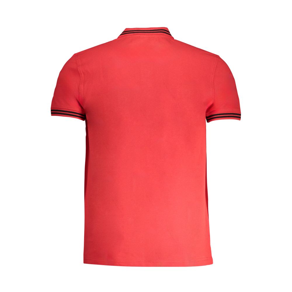 Polo Shirt by Cavalli Class for men in cotton red & print showcases a enviable silhouette, featuring a refined and for a enviable finish.