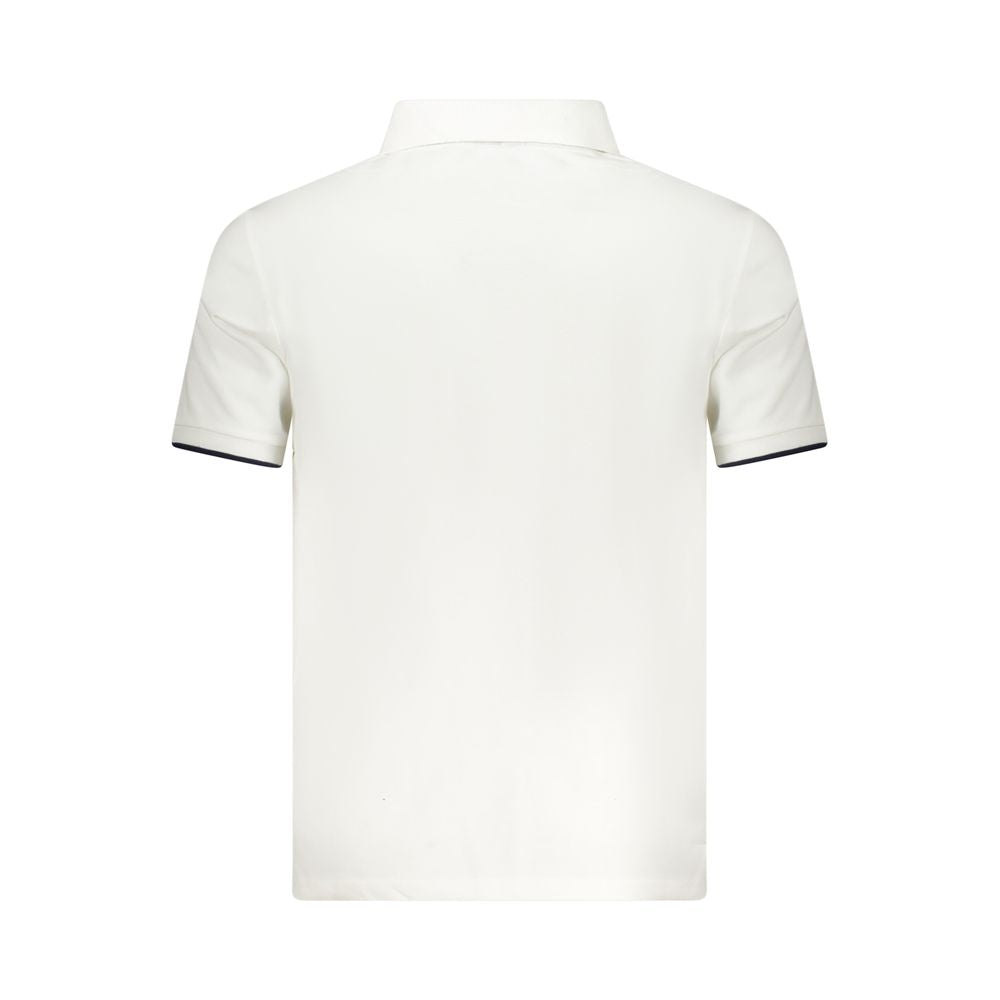 Polo Shirt by North Sails for men in cotton white & print showcases a sharp silhouette, detailed with a refined and sharp for a sophisticated finish.