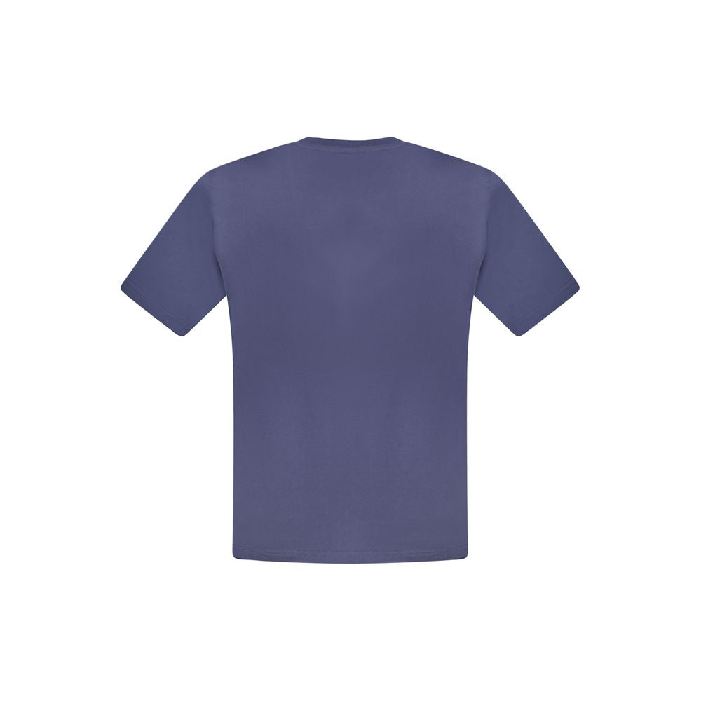 T-Shirt by North Sails for men in cotton blue features a plush silhouette, showcasing a sophisticated crew neckline and for a truly plush finish.