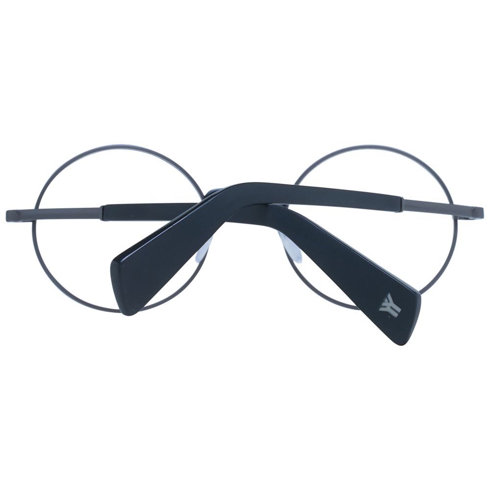 Eyeglasses Frames by Yohji Yamamoto for unisex in monel and gray showcases an refined full-frame frame design featuring a sophisticated gray coloured frame for an refined and refined aesthetic.