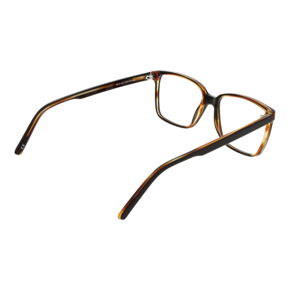 Eyeglasses Frames by Andy Wolf for unisex in acetate brown features an refined silhouette, showcasing the refined brown coloured frame and sophisticated full-frame frame design.