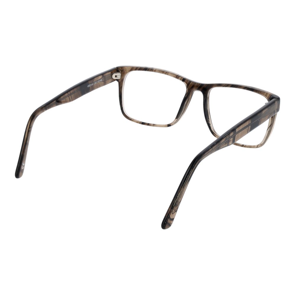Eyeglasses Frames by Andy Wolf for unisex in acetate brown showcases a reflective silhouette, artfully incorporating a sophisticated brown coloured frame with a distinct full-frame frame design.