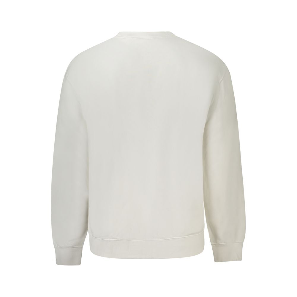 Sweatshirt by Calvin Klein for men in cotton polyester white features an enviable silhouette, showcasing a premium and refined for a truly enviable finish.