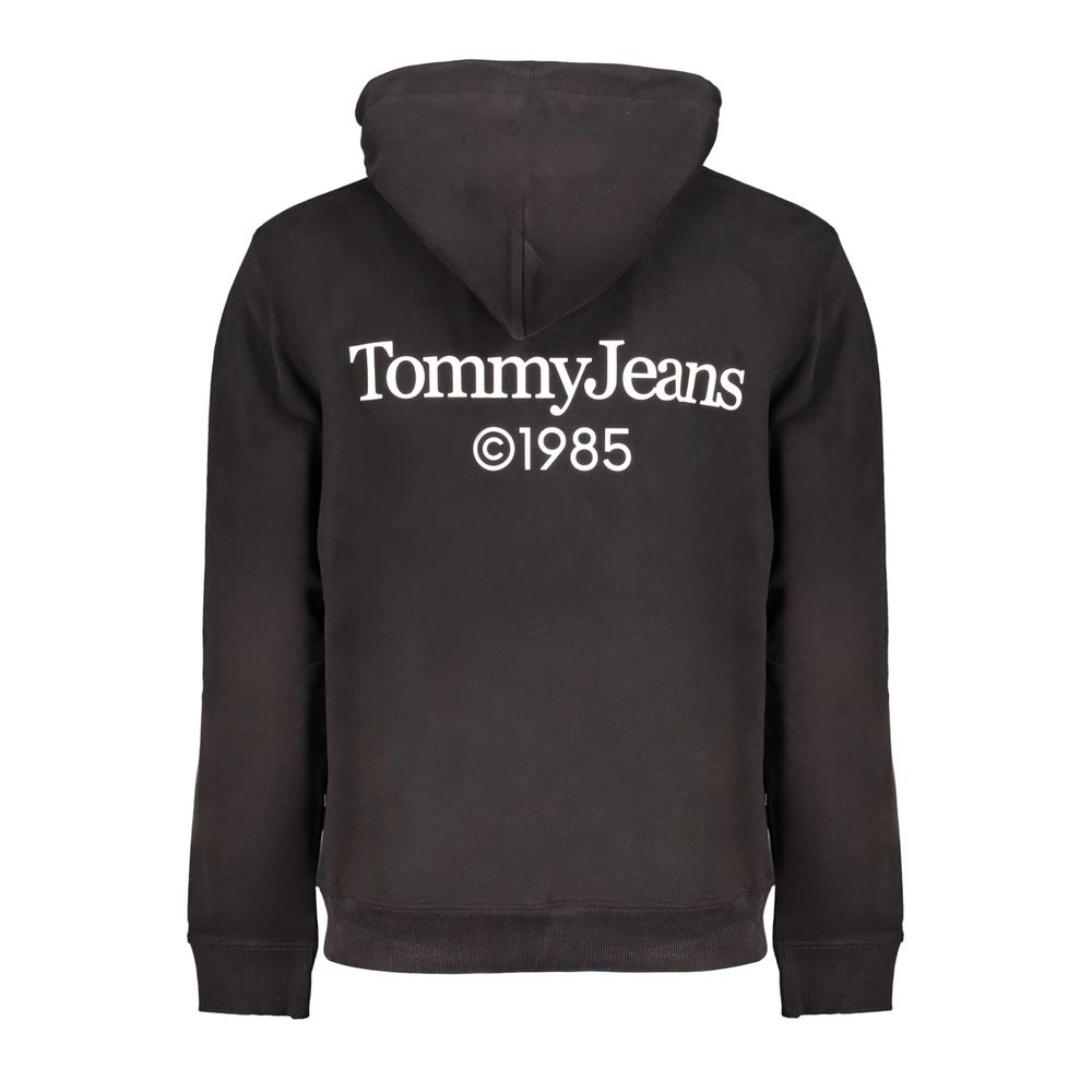 Hooded Sweatshirt Hoodie by Tommy Hilfiger for men in cotton black & print features an luminous silhouette, showcasing a sophisticated hooded neckline and for a truly luminous look.