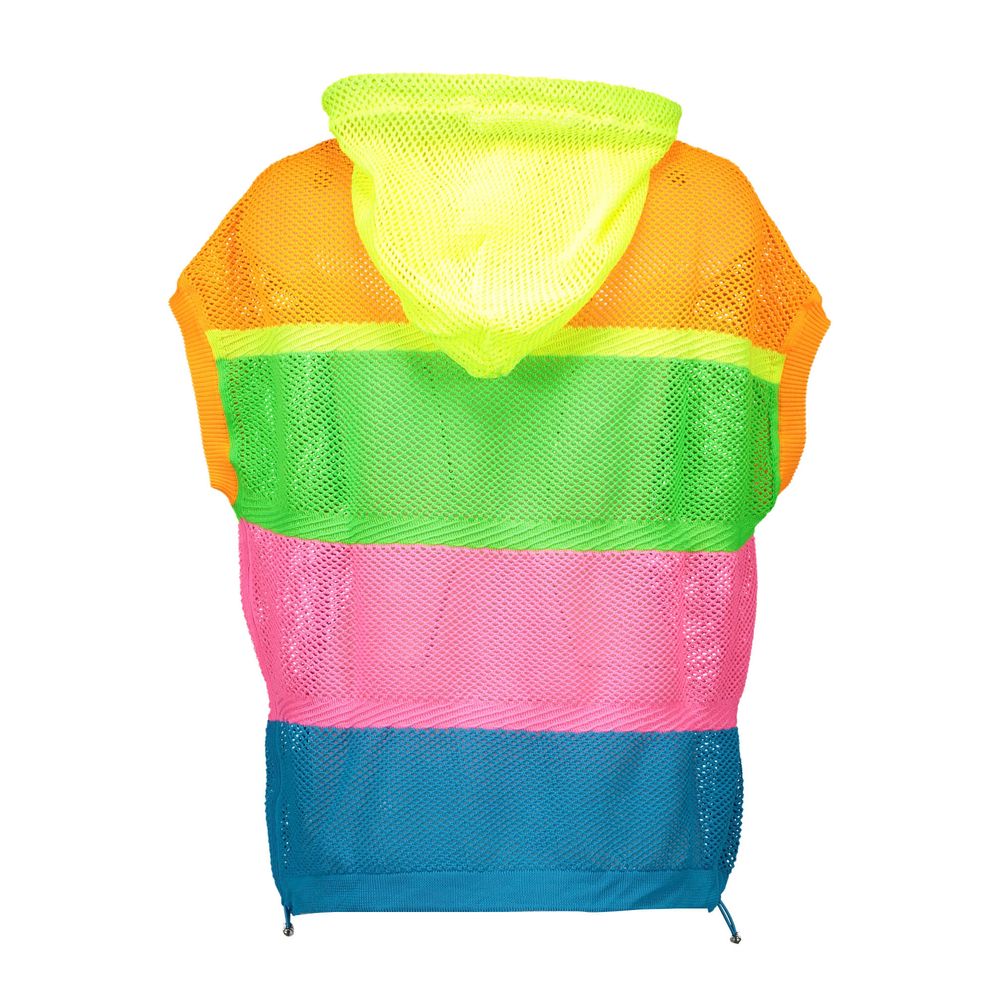 Hooded Sweatshirt Hoodie by Love Moschino for women in polyester multicolor features an dramatic silhouette, showcasing a sophisticated and dramatic for a refined, modern aesthetic.