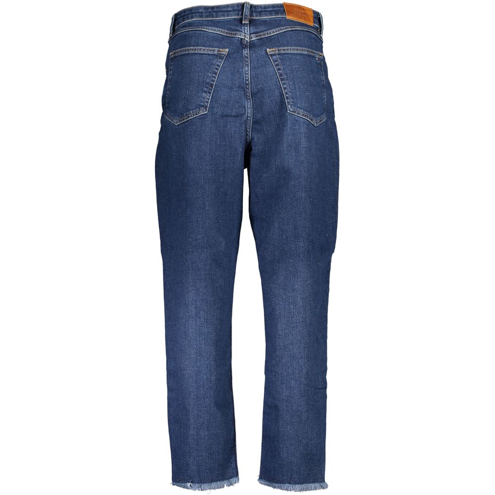 Pants by Tommy Hilfiger for women in cotton blue features a utilitarian with a utilitarian long and to create a sophisticated, premium look.