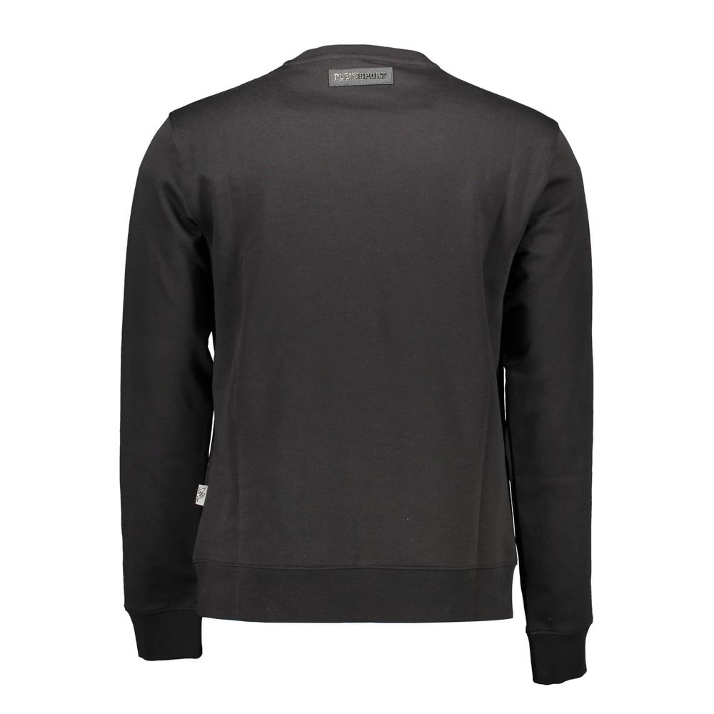 This Sweatshirt Sweater by Plein Sport for men in cotton black presents a understated silhouette, featuring a sophisticated round neckline and for a understated finish.