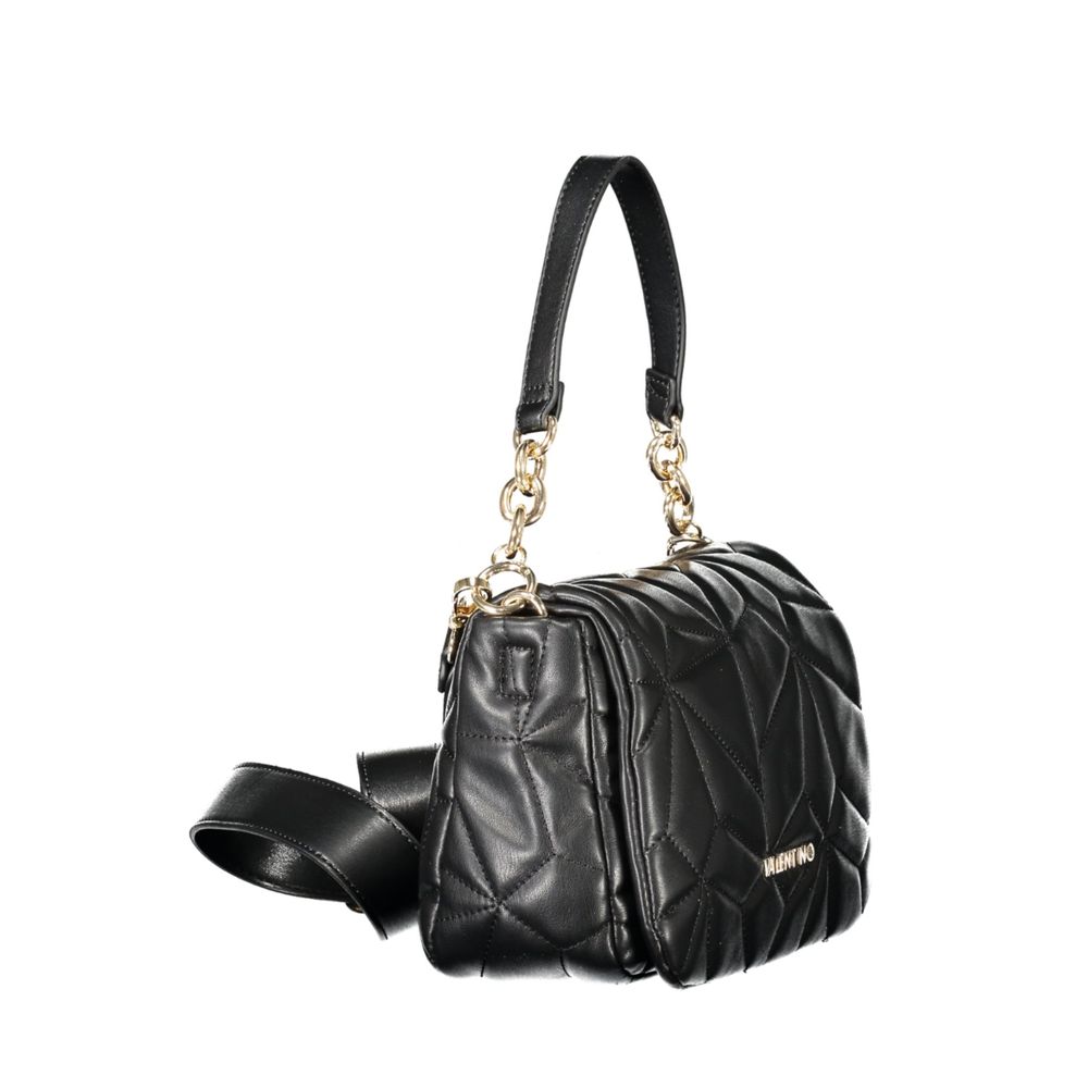 Mario Valentino Polyethylene Shoulder Handbag - Black