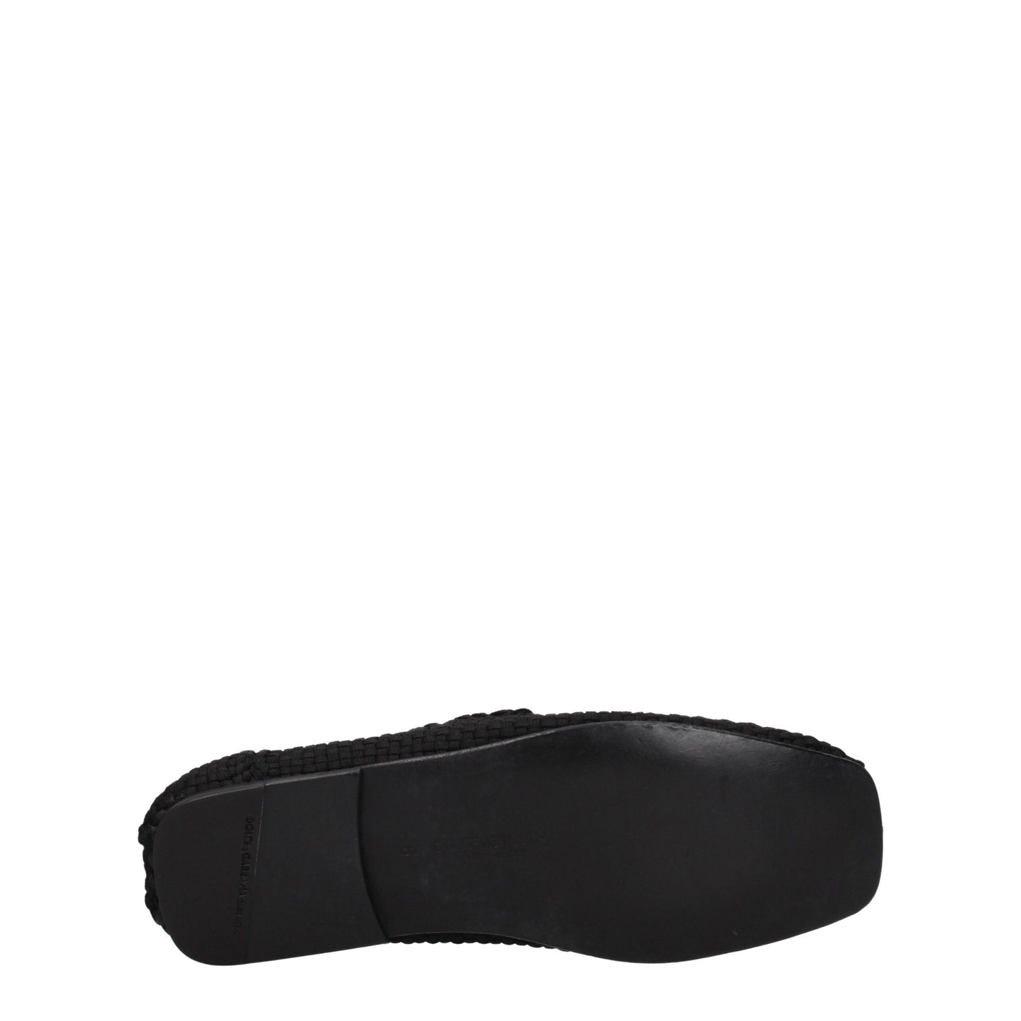 Flat Loafer Slip-On Shoes by Dolce & Gabbana for men in leather black showcases a resplendent Men's Leather Flat Loafer Slip-On Shoes aesthetic, defined by its resplendent round toe style and elegant flat.