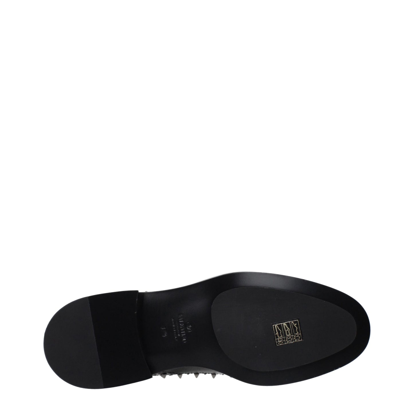 Low-Heel Derby Lace-Up Shoes by Valentino Garavani for unisex in leather black features an dynamic silhouette from the Unisex Leather Low-Heel Derby Lace-Up Shoes collection, defined by a dynamic round toe style and 3-5-cm-heel low-heel for a dynamic look.