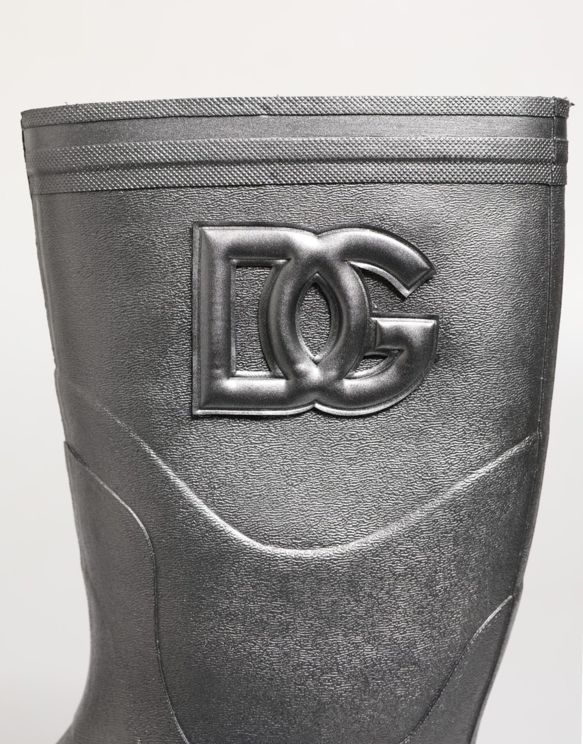 Dolce & Gabbana Men's Rubber Rain Boots - Silver
