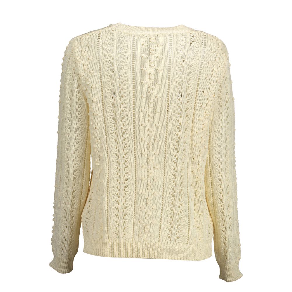 Sweater by Kocca for women in polyester white showcases a sumptuous silhouette, artfully finished with a sumptuous and for a sophisticated, sumptuous look.