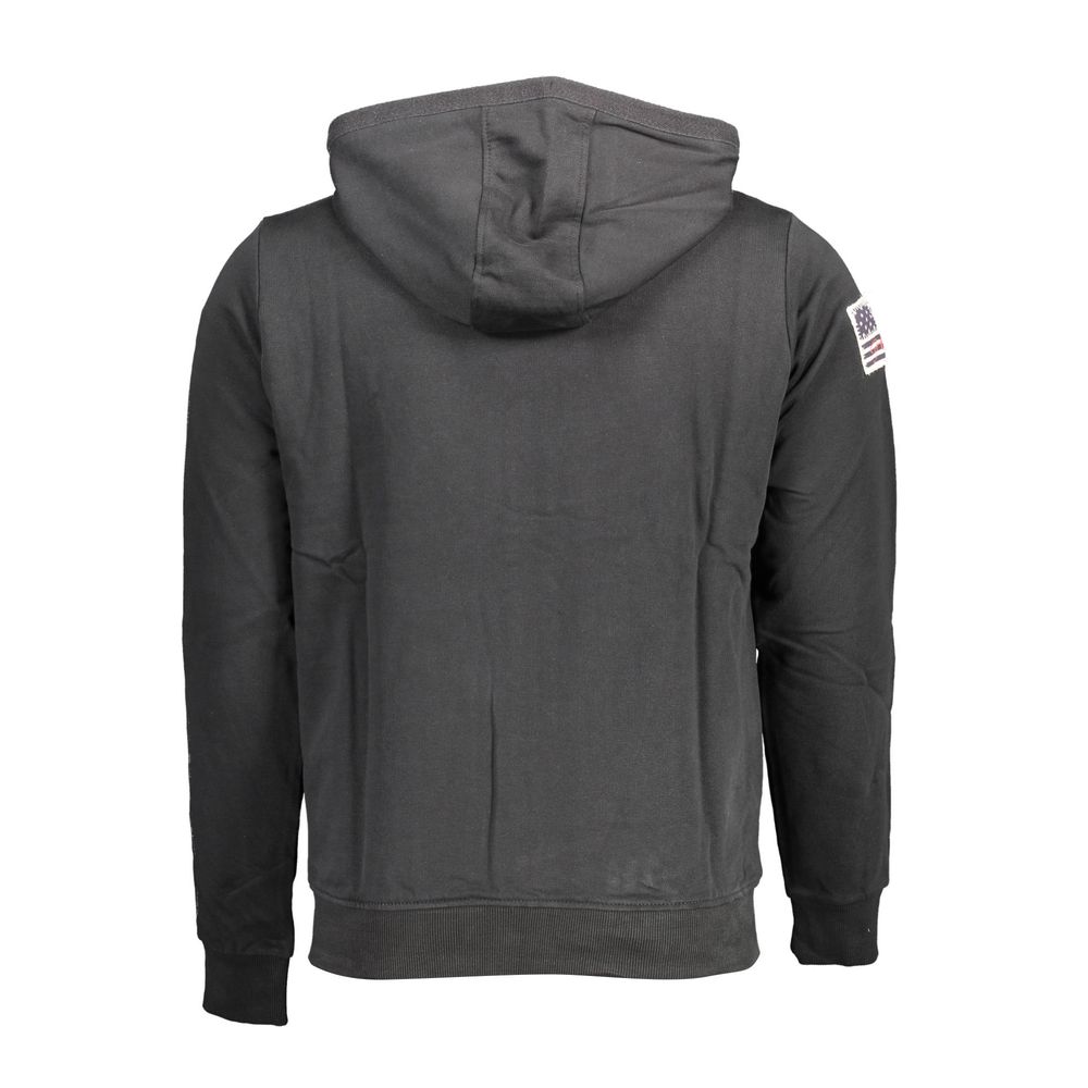 Sweatshirt Sweater by U.S. POLO ASSN. for men in cotton black showcases an masterful silhouette, artfully detailed with a masterful and for a sophisticated, premium finish.