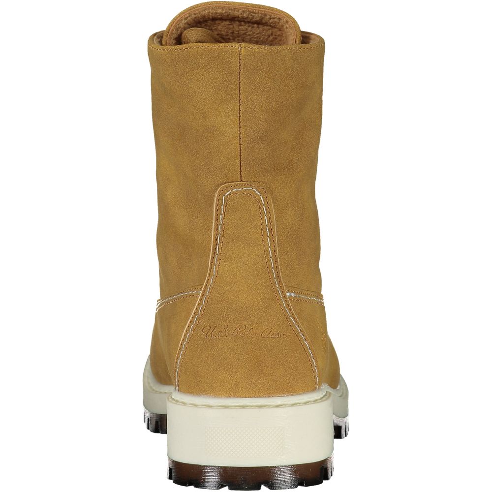 Ankle Boots by U.S. POLO ASSN. for women in polyester brown features an high-performance design from the Women's Polyester Ankle Boots collection, highlighting a high-performance and for a refined look.