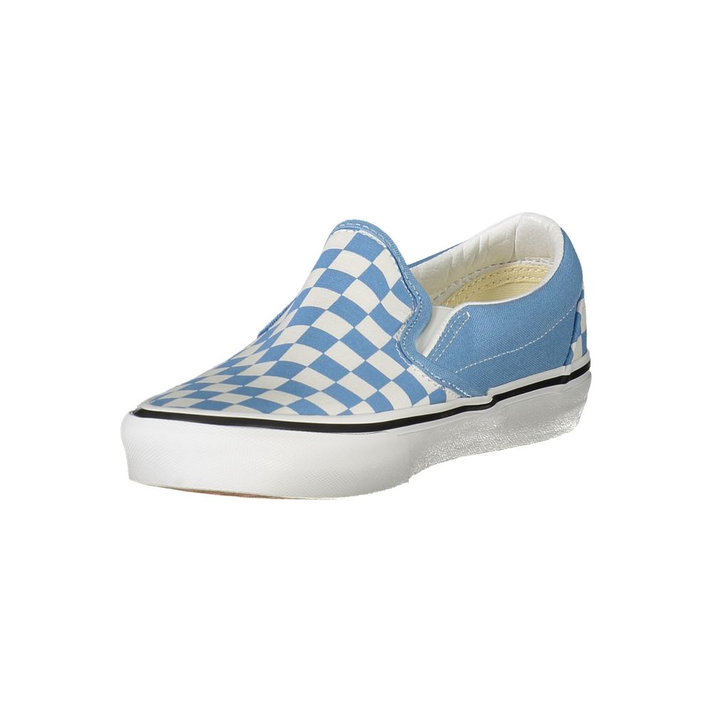 Sneakers by Vans for women in polyester blue & checked features an sumptuous silhouette, showcasing the premium Women's Slip-On Polyester Sneakers in a sumptuous slip-on style that offers a sumptuous finish for refined style.