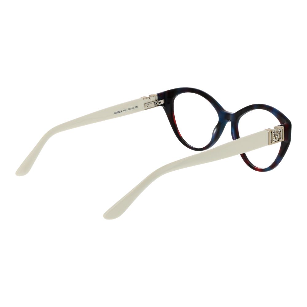 Eyeglasses Frames by Marciano by Guess for women in acetate and blue showcases an refined full-frame frame design featuring a sophisticated blue coloured frame for an refined and refined aesthetic.