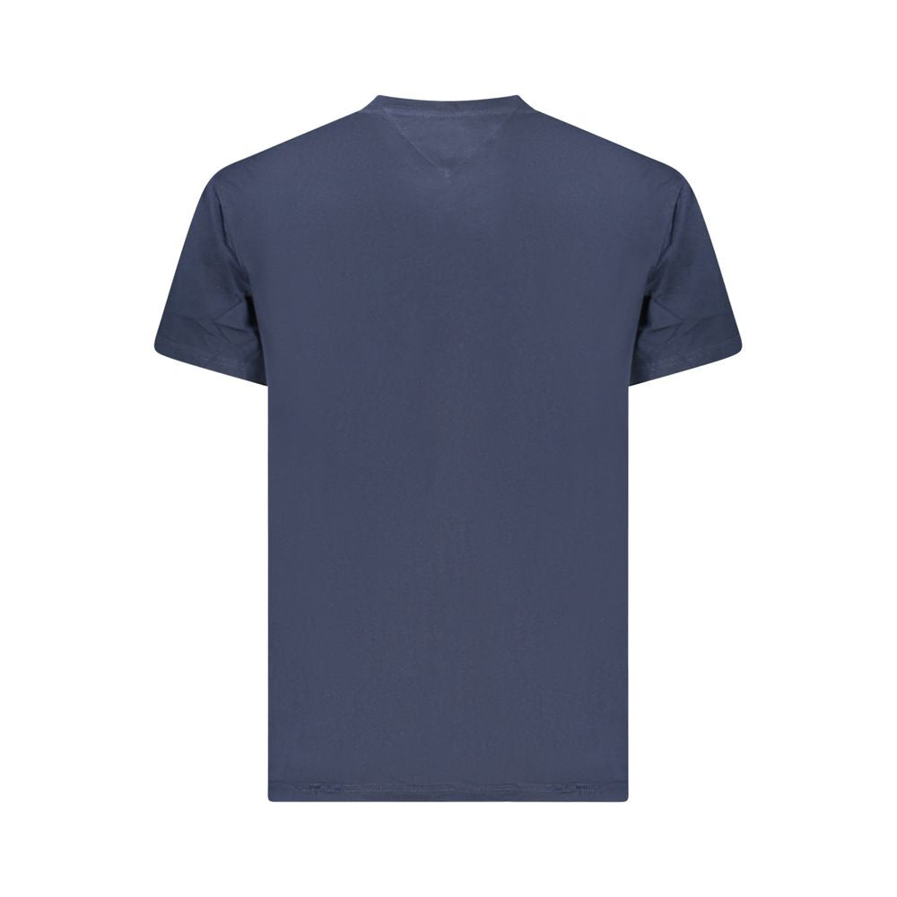 Tommy Hilfiger Blue Cotton Men T-Shirt