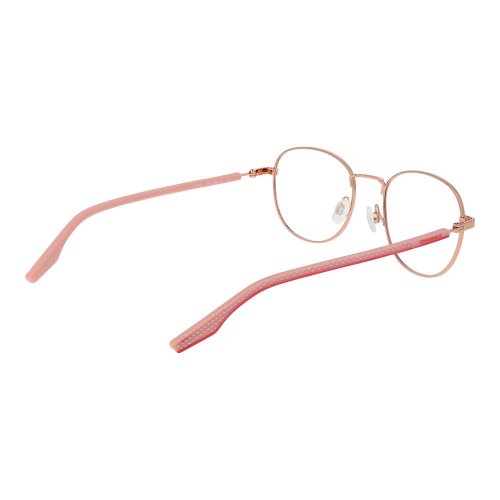 Eyeglasses Frames by Converse for unisex in metal rose-gold features an refined silhouette, showcasing a sophisticated rose-gold coloured frame and refined full-frame frame design for a refined look.