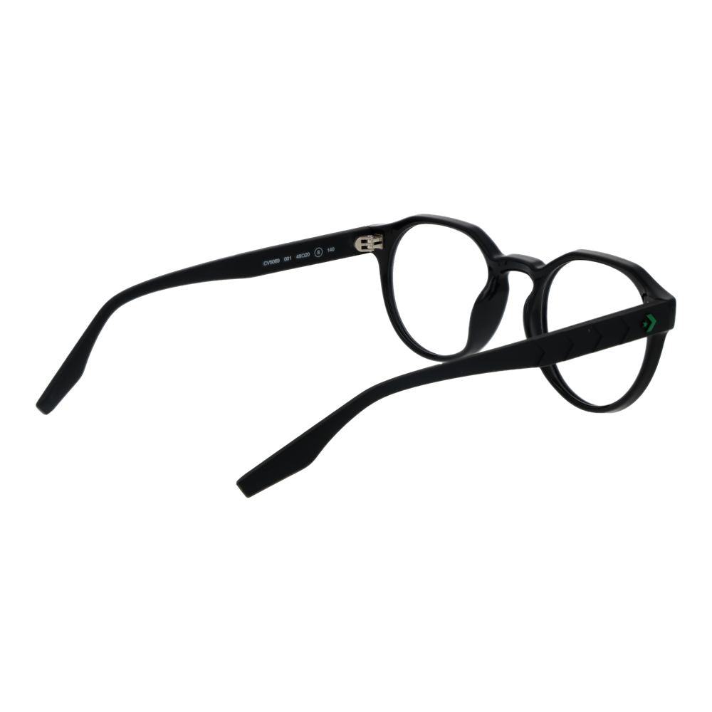 Eyeglasses Frames by Converse for unisex in plastic black showcases a refined full-frame frame design with a refined black coloured frame finish for a refined and sophisticated look.