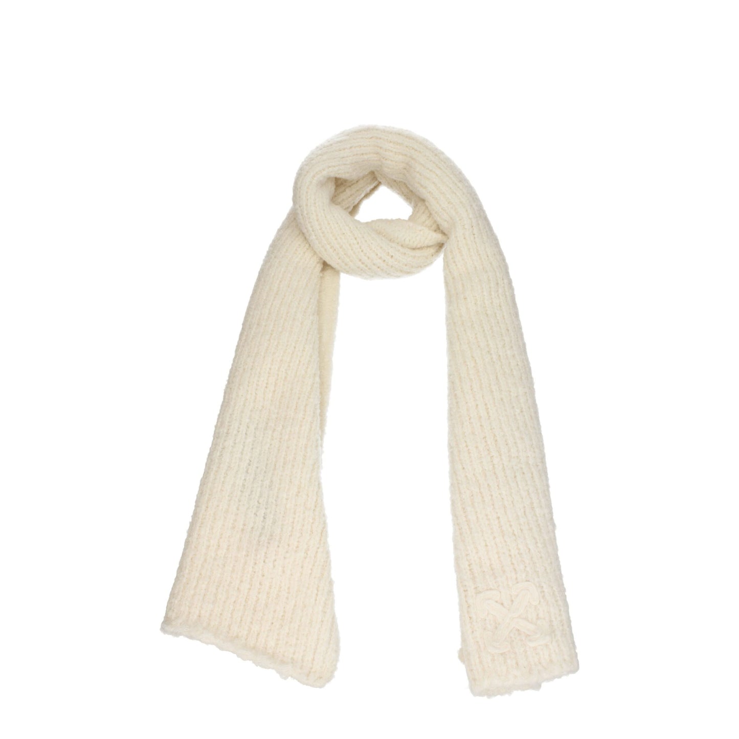 Scarf by Off-White for men in alpaca wool & polyamide beige & white showcases a warm silhouette from the Alpaca Wool & Polyamide Scarf collection, offering a warm drape that exudes sophisticated luxury.
