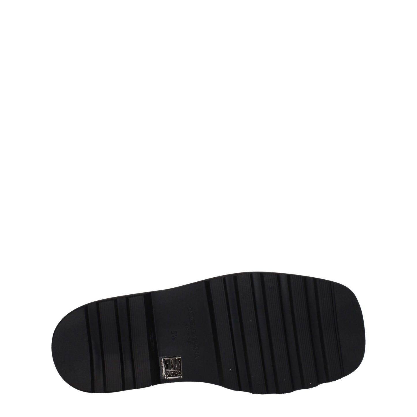 Mid-Heel Lace-Up Shoes by Dolce & Gabbana for men in leather & rubber black features an ergonomic silhouette, perfectly showcasing Men's Leather & Rubber Mid-Heel Lace-Up Shoes with its distinct 4-cm-heel mid-heel and elegant round toe style.