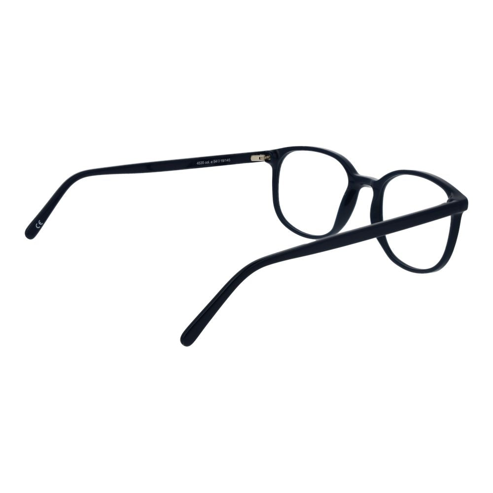 Eyeglasses Frames by Andy Wolf for unisex in acetate blue features an refined silhouette, showcasing a sophisticated blue coloured frame and refined full-frame frame design for a refined look.