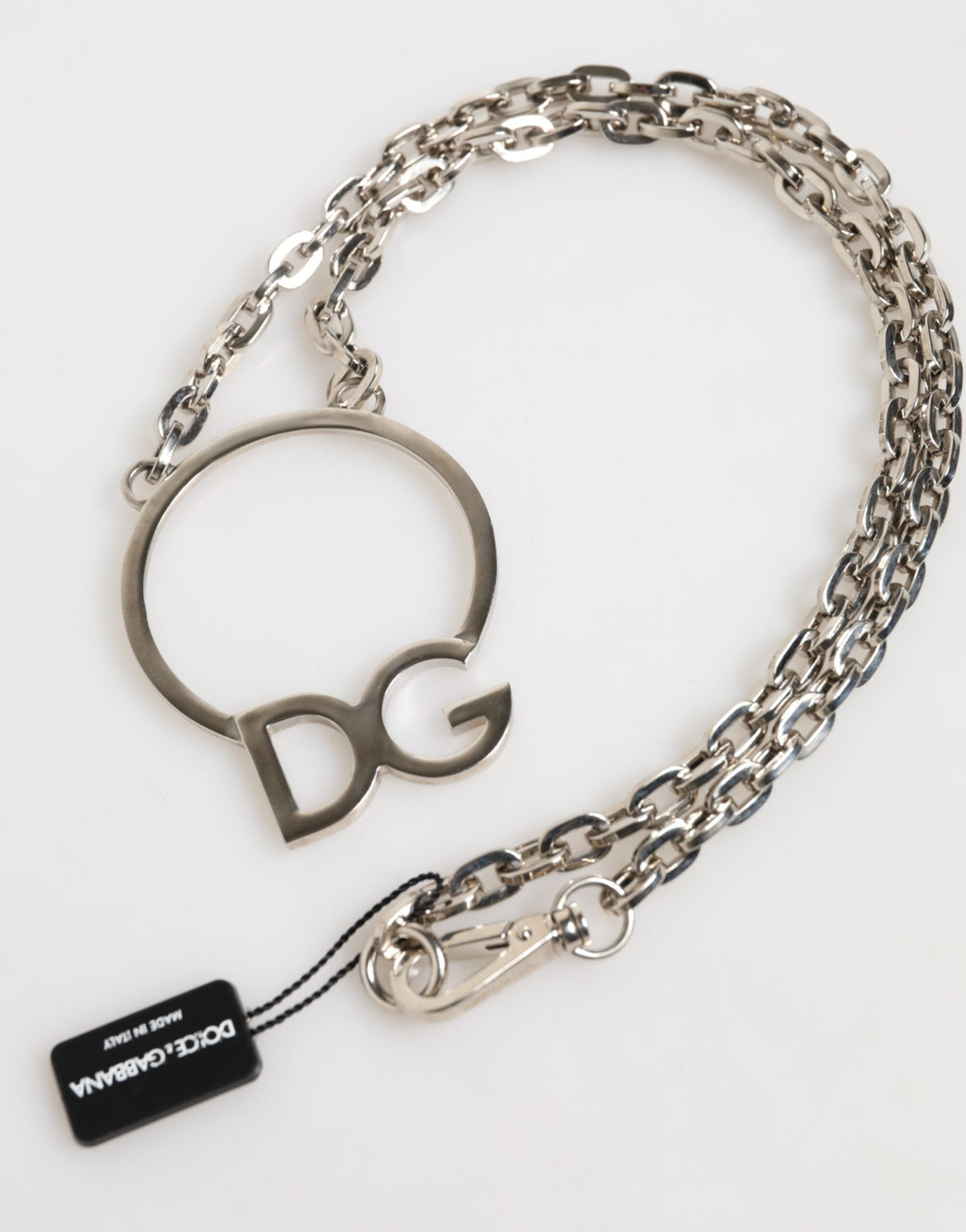 Dolce & Gabbana Men's Silver Brass & Zamak Necklace - Silver