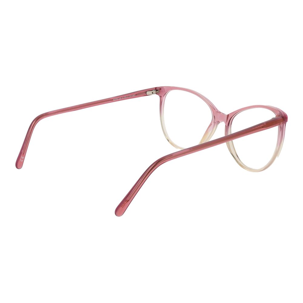 Eyeglasses Frames by Andy Wolf for unisex in acetate and pink showcases an refined full-frame frame design featuring a sophisticated rose coloured frame for an refined and refined aesthetic.