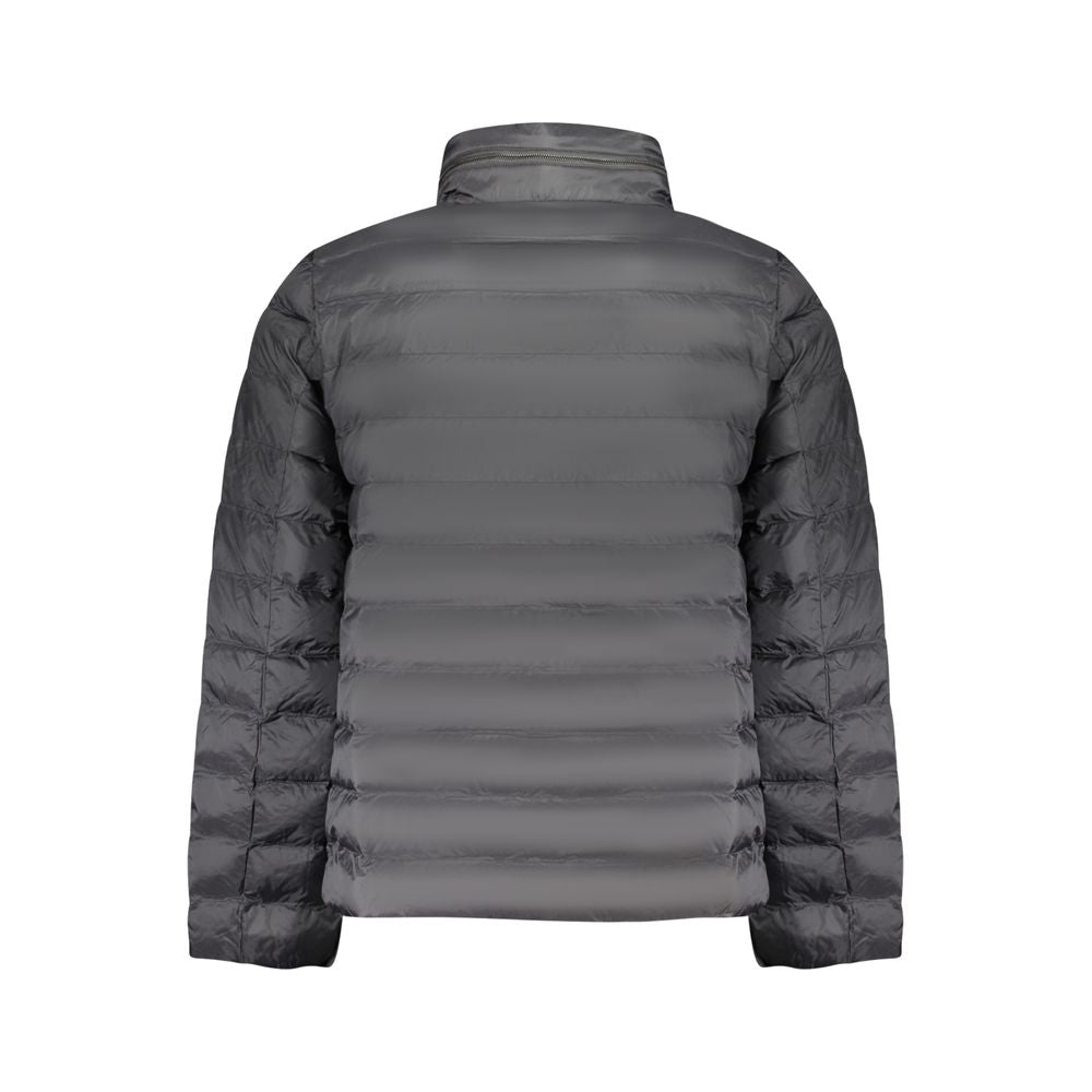 Calvin Klein Men's Polyamide Hooded Overcoat - Black Signature