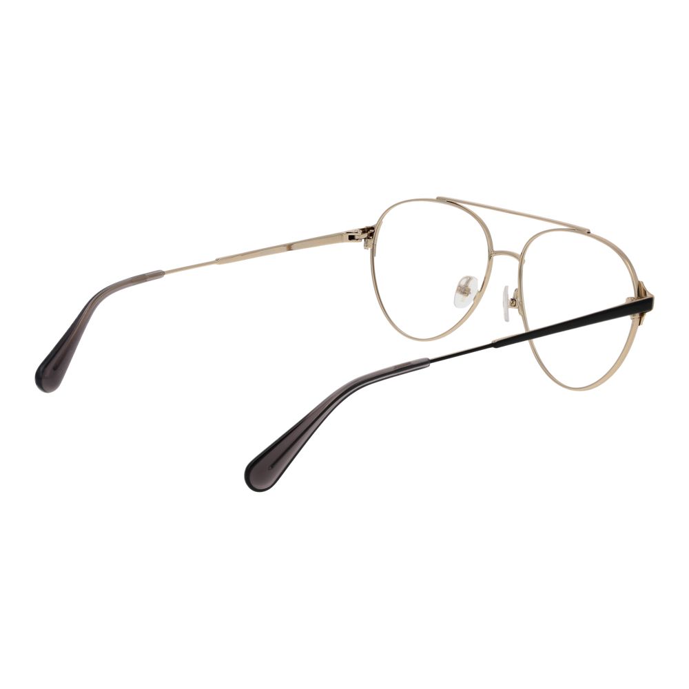 Eyeglasses Frames by Max & Co for women in metal gold features an refined silhouette, showcasing the refined gold coloured frame and sophisticated full-frame frame design.