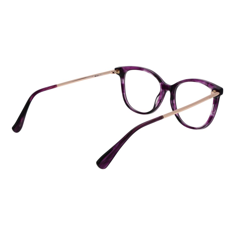 Eyeglasses Frames by Max Mara for women in acetate and purple showcases a refined silhouette, detailed with a purple coloured frame finish and a sophisticated full-frame frame design.