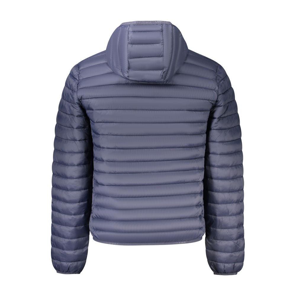Hooded Windbreaker Jacket by North Sails for men in polyamide & polyester blue features an magnificent silhouette, showcasing the sophisticated and functional pockets, hooded, insulated & windproof for a premium, magnificent look.