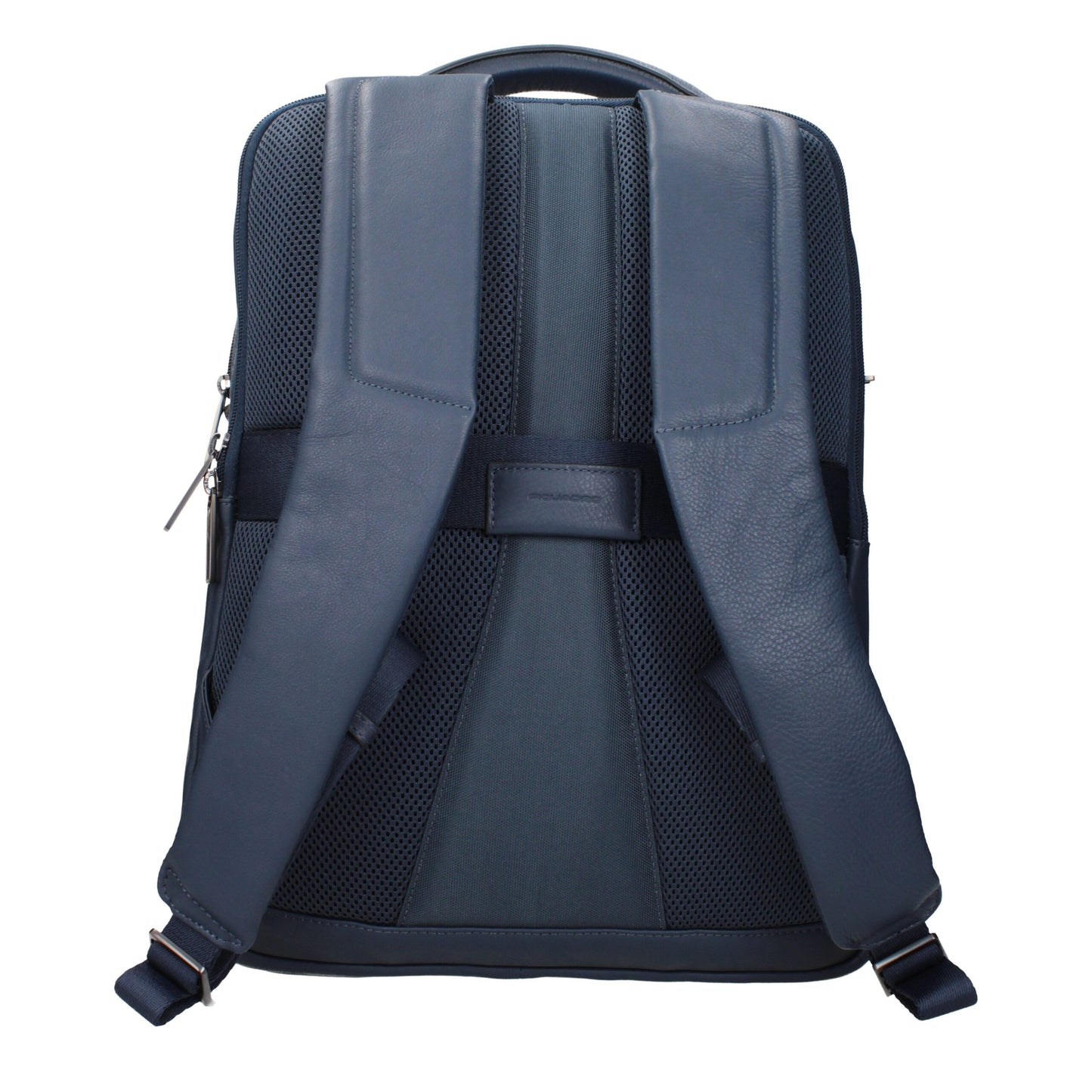 Backpack by Piquadro for men in leather blue showcases an architectural Leather Backpack design, featuring a secure , ample , and architectural backpack-strap & adjustable-strap for a sophisticated look.