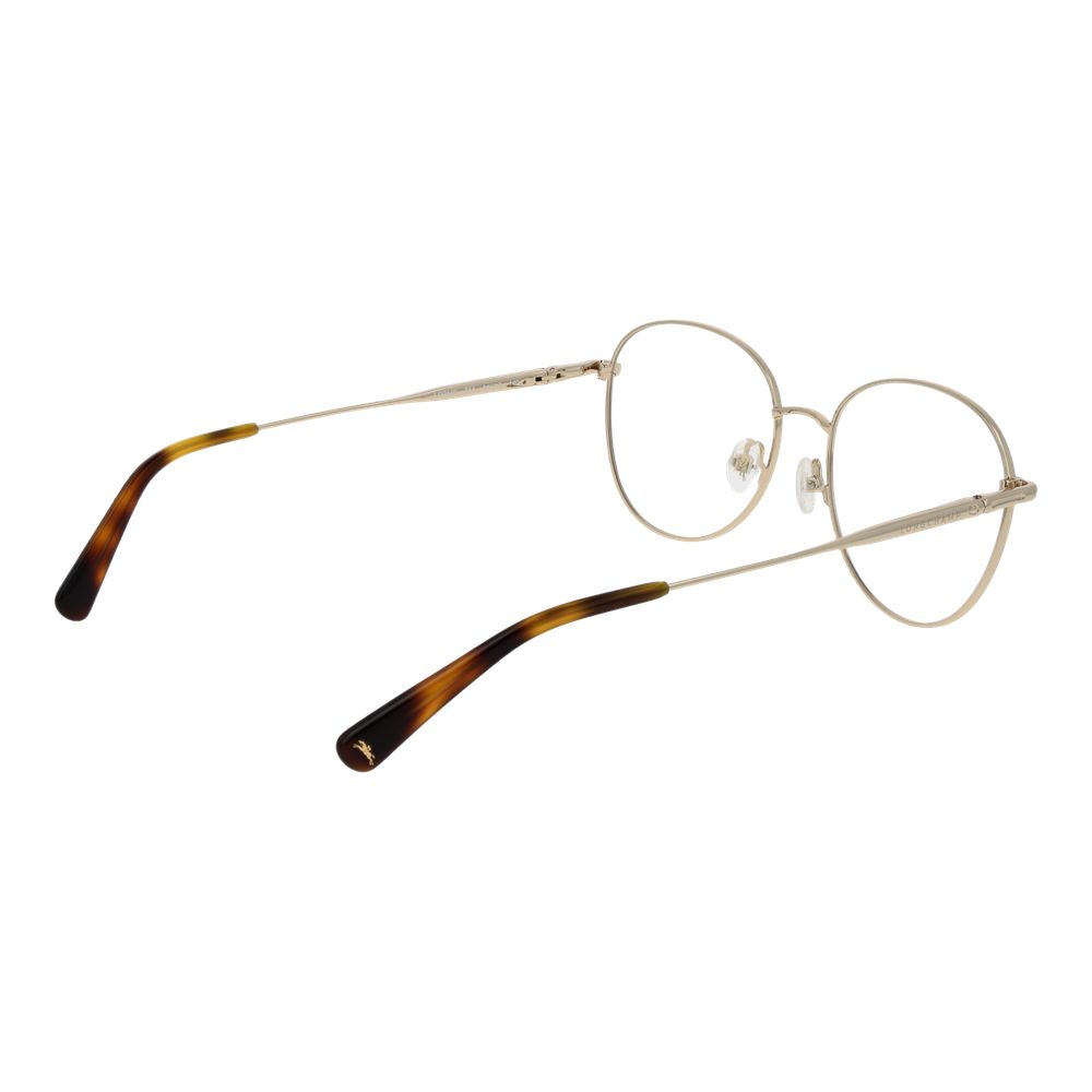 Longchamp Women's Full-Rim Panto Metal Eyeglasses Frames - Gold