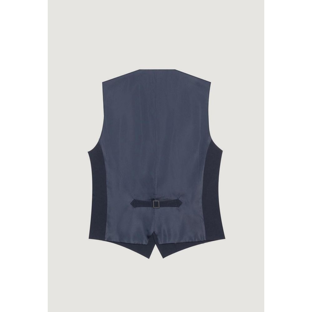 Antony Morato Men's Stretch Polyester Vest - Blue