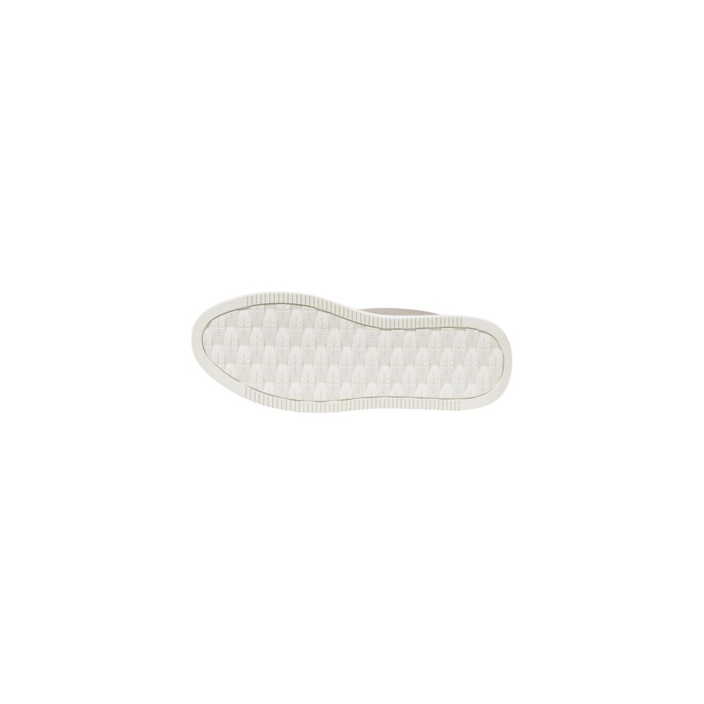 Sneakers by Calvin Klein Jeans for women in cotton beige presents a sumptuous silhouette as Women's Padded Casual Cotton Sneakers, expertly defined by a sumptuous casual style for a sumptuous, high-fashion look.