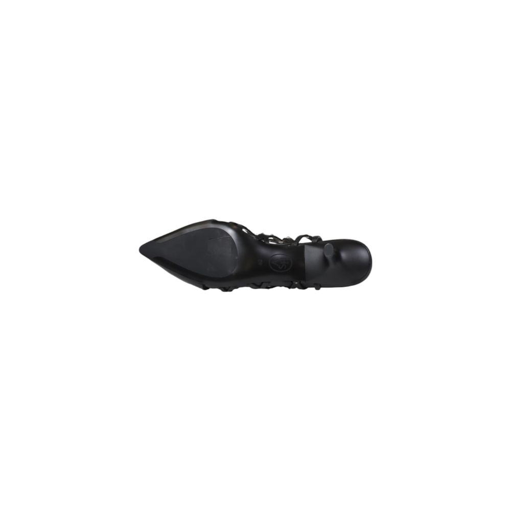 High-Heel Pumps Heels by ASH for women in leather black features an effortlessly chic silhouette, showcasing the elegant Women's Leather High-Heel Pumps Heels design with a high-heel and a sophisticated .