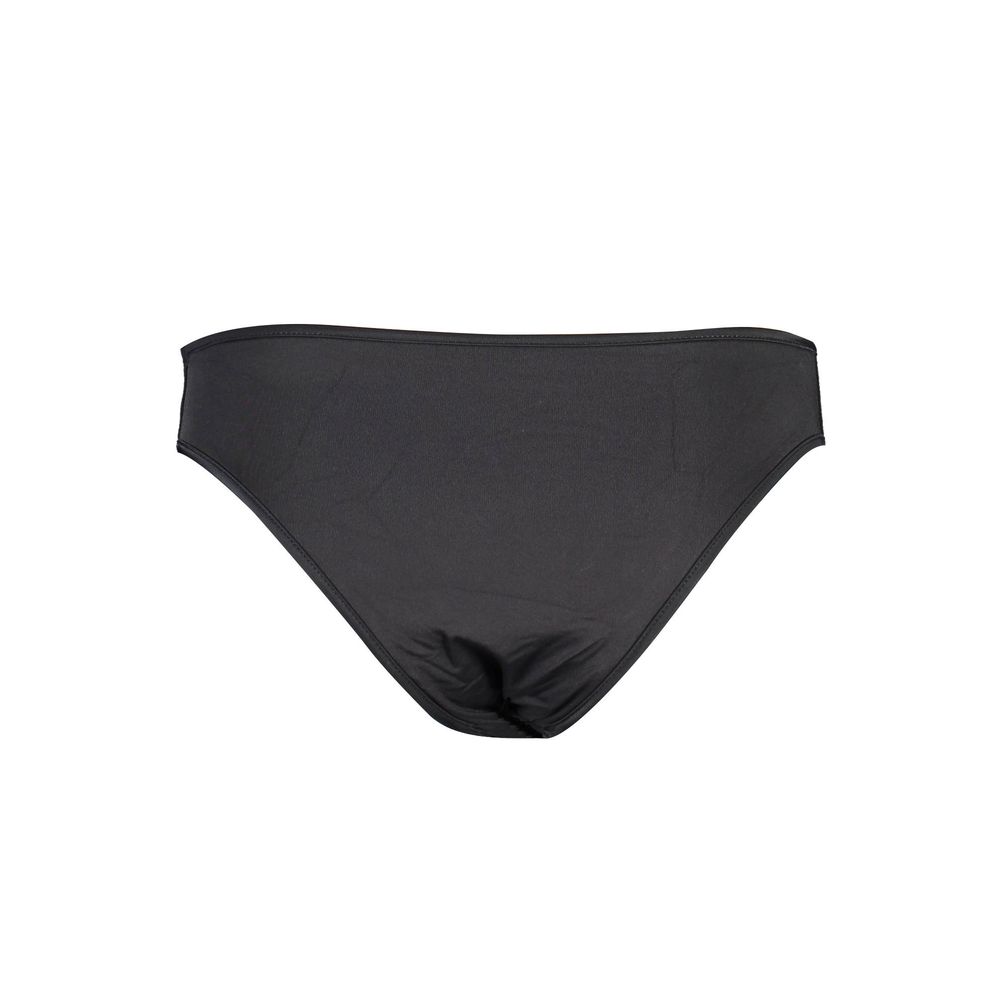 Swim Briefs by Karl Lagerfeld for women in elastane black features a riviera-ready silhouette, showcasing the riviera-ready design of the Women's Elastane Swim Briefs for a sophisticated look.