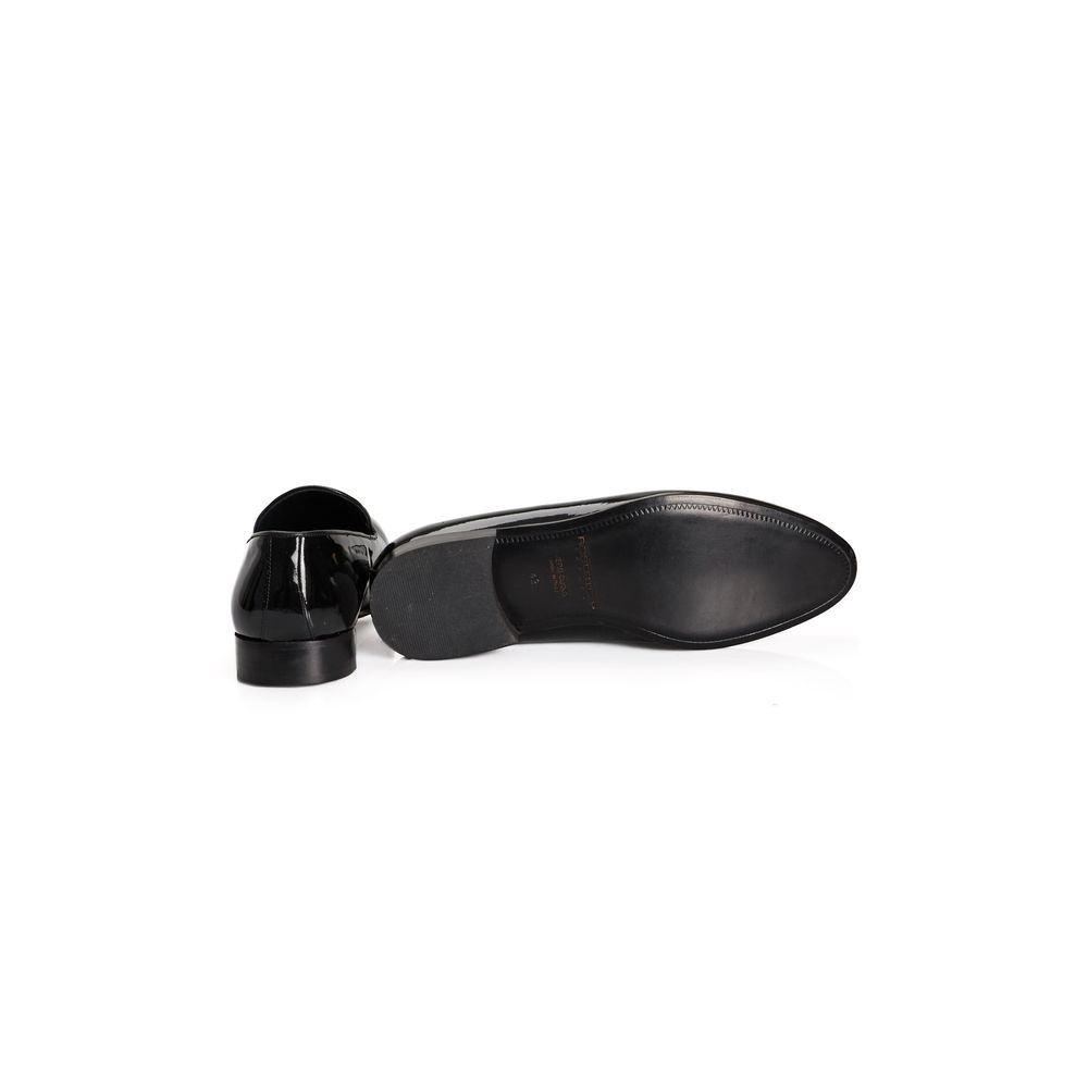 Roberto Pepe Luxury Black Calfskin Loafer