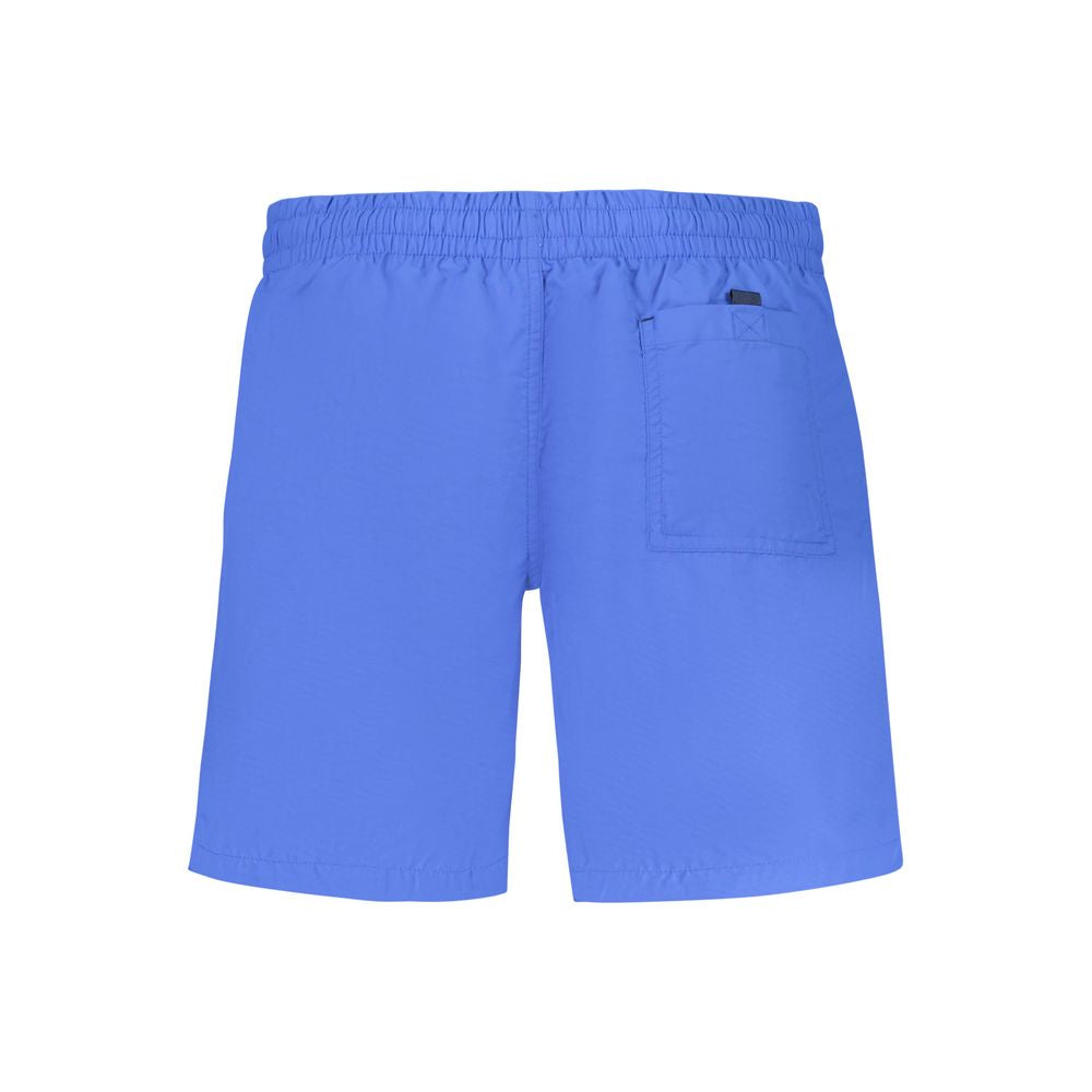 Swim Shorts by Norway 1963 for men in polyamide blue features an dramatic silhouette that defines the luxurious aesthetic and refined cut of the Men's Polyamide Swim Shorts.